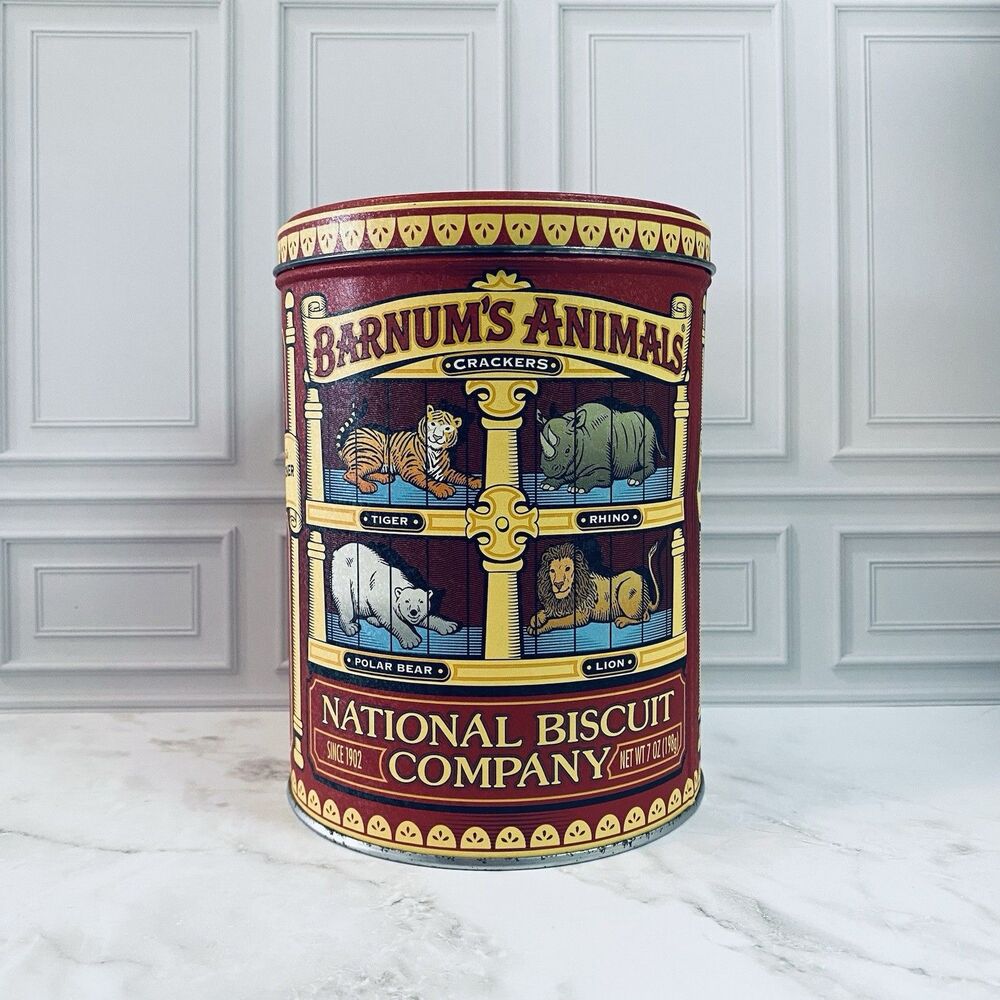 Vintage Barnum’s Animal Crackers National Biscuit Co. Tin 2002